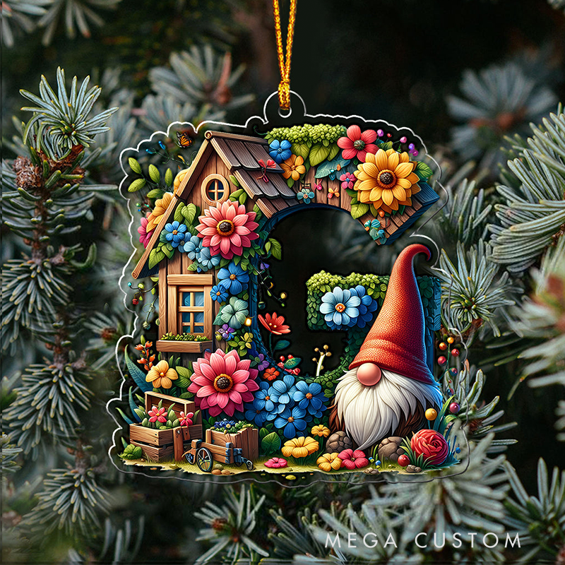 Personalized Any Letter Gnosis Christmas Ornament