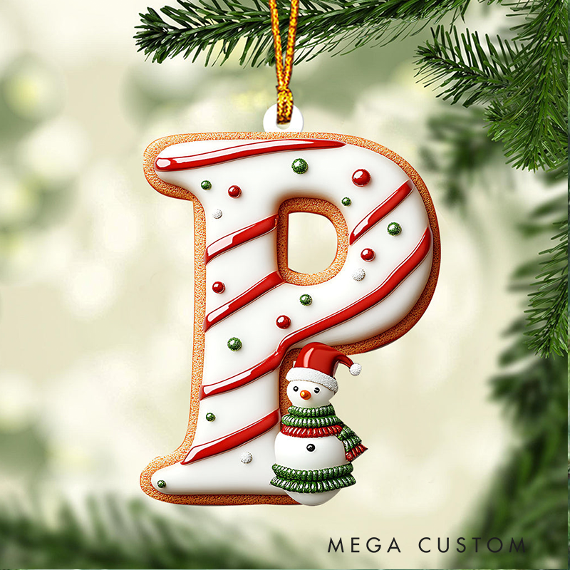Personalized Kids Christmas Cake Ornament