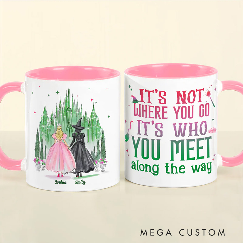 Personalized Witch Besties Mug TV Show Mug Movie Lover Gift for Best Friend Besties Sisters