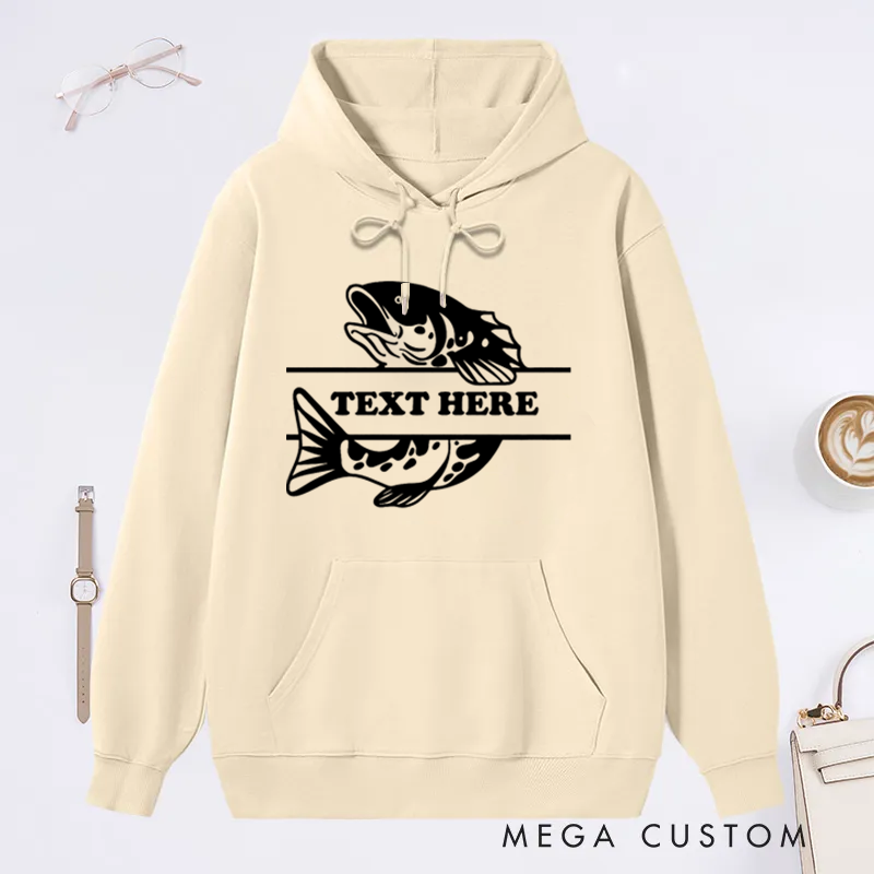 Personalized Fishing Hoodie Fishing Sweatshirt Fishing Gifts Comfortable and Warm Perfect for Fishing Trips Outdoor Adventures and Gifts