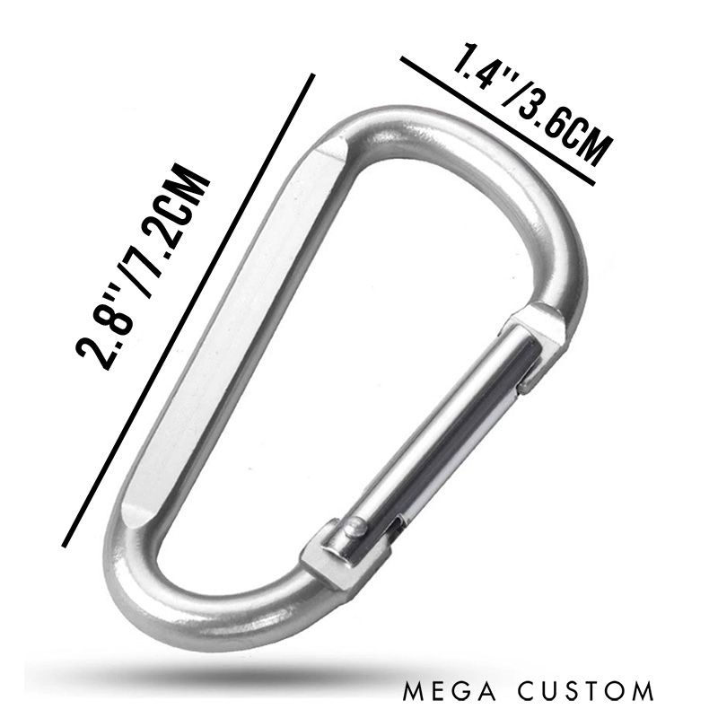 Personalized Engraved Carabiner Keychain Custom I'll Meet You in Every Life Hiking Carabiner Gift for Outdoors Adventure Hiking Lover