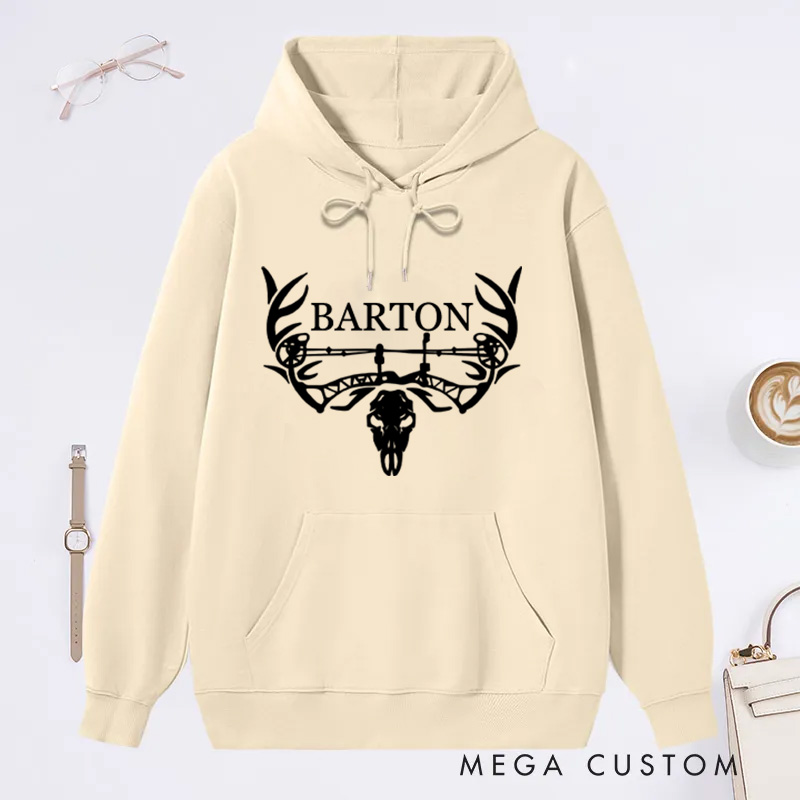 Personalized Bow Hunter Hoodie Hoodie Hunting Sweatshirt Archery Inspired Sweatshirt Outdoorsman Enthusiast Hoodie Gift for Hunting