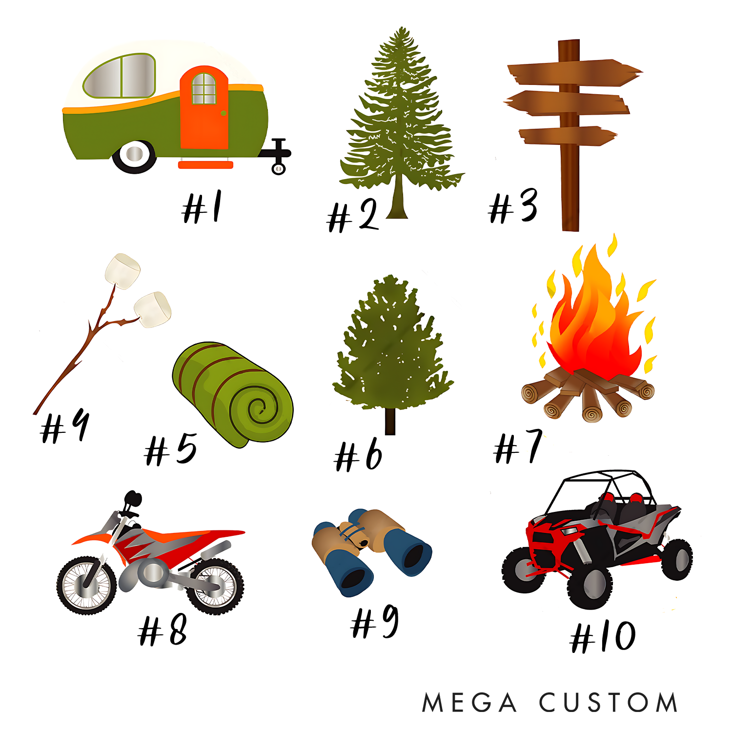 Personalised Camping Christmas Sack Custom Christmas Gift Bag with Nam for Kids Christmas Gift for Outdoor Adventure Lovers