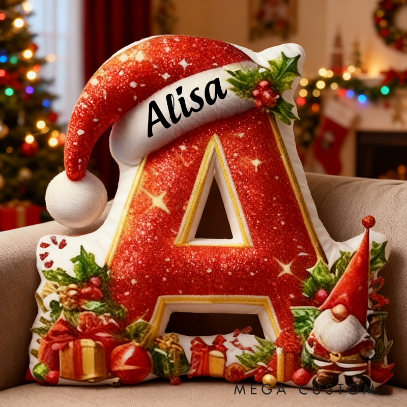 Personalized Colorful 26 Letters Pillow Personalized Alphabet Decor for Tree and Home