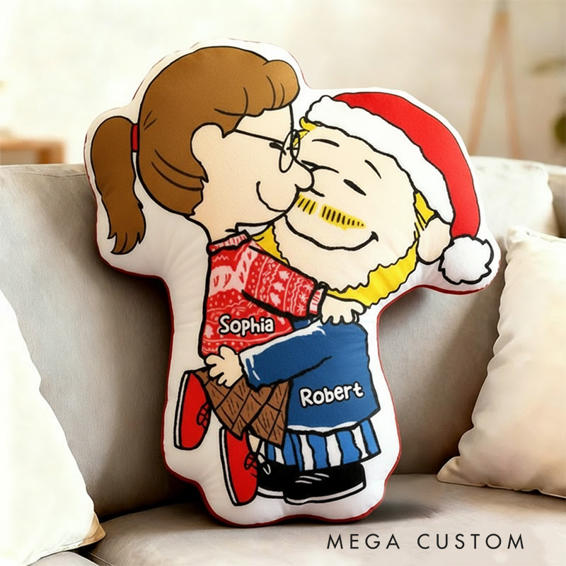 Personalized Snuggle Season Shaped Pillow for Lovers Couples Pillow Christmas Gift for Anime Cartoon Lovers