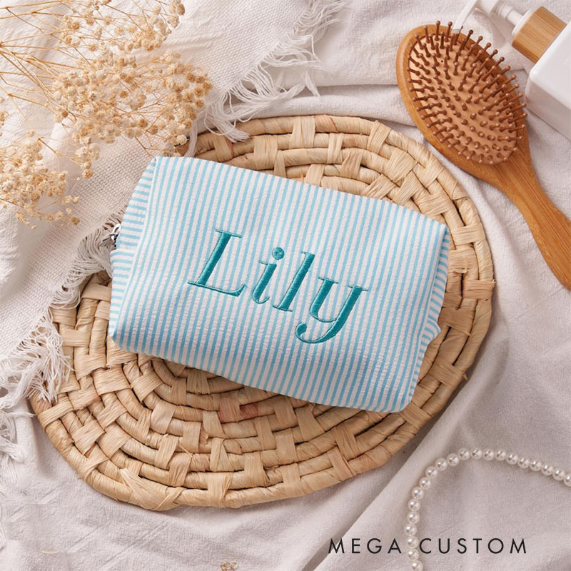 Personalized Monogrammed Toiletry Bag Makeup bag Travel Makeup Bag Large Capacity Storage Bag for Travel Lovers