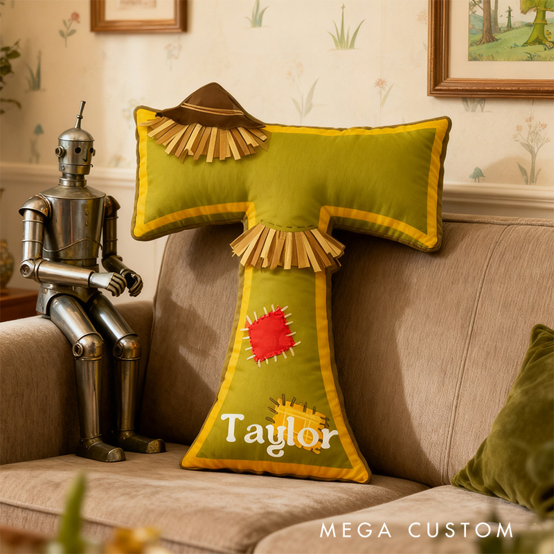 Personalized Graphic 3D Print Cartoon Movie the Adventure Alphabet Shaped Pillow for Cartoon Lovers Initial Pillow Christmas Gift for Kids