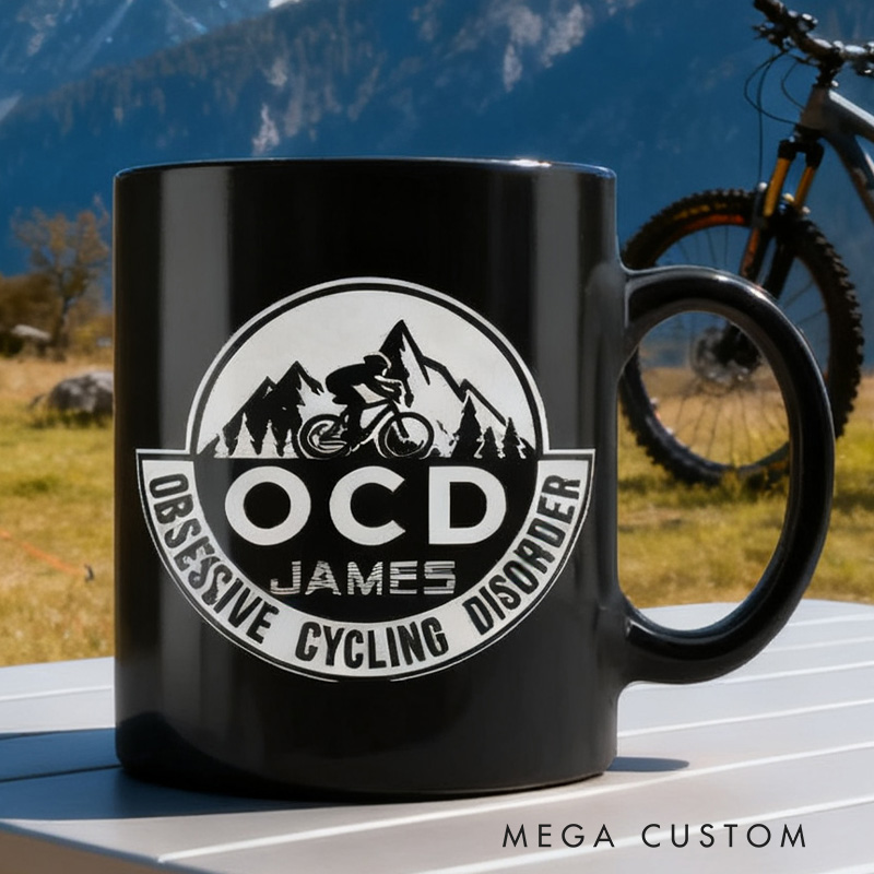 Personalized Funny Cycling Mug Cycling Coffee Mug Cycling Gift Bicycle Mug Bicycle Coffee Mug Bicycle Gift Gift for Biker Biking Mug Biking for Cyclistsfor Biker Cycling Riding Lovers