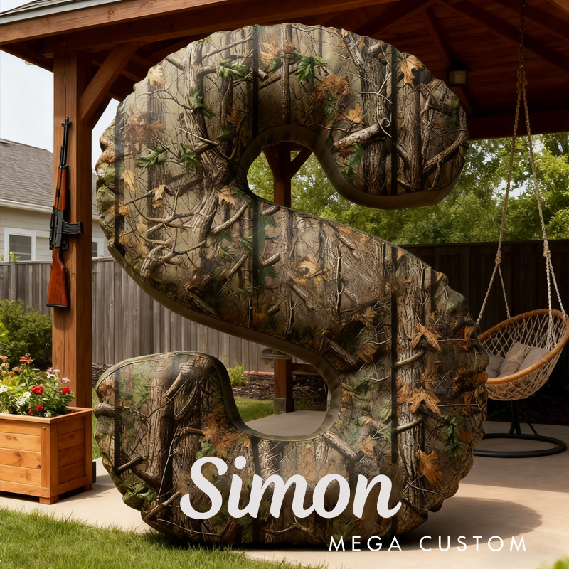 Personalized Hunting Camouflage Pillow Forest Background Pillow Hunting Camo Pillow Deer Hunting Lover Gift