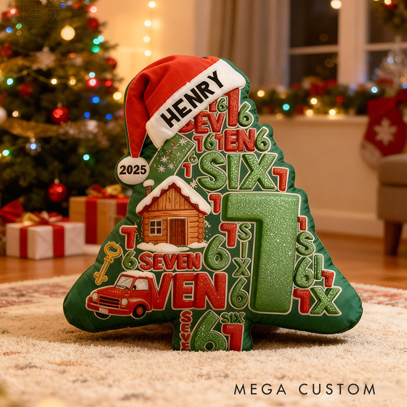 Personalized Six Seven 67 Gen Z Funny Slang Pillow Graphic 3D Print Christmas Pillow Custom Name Pillow Family Gift 