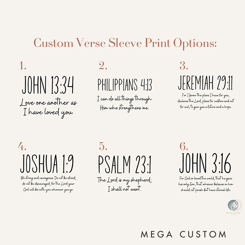 Personalized Bible Verse Sleeve Print Christian Classic Sweatshirts Christian Couple Sweatshirts Faith Based Gift Religious Christian Gift for Her