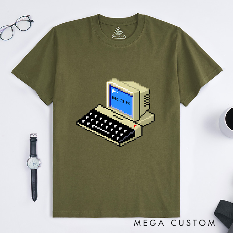 Personalized Computer Lover T-Shirt Programmer Computer Technology Lover Shirt Gift for Nerd Geek 