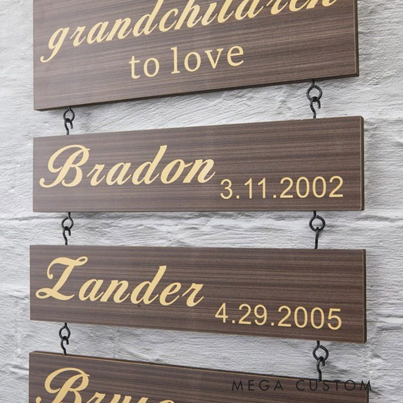 [Copy]Personalized Mini Windmill Theme Wooden Name Plate Housewarming Gift Family Gift