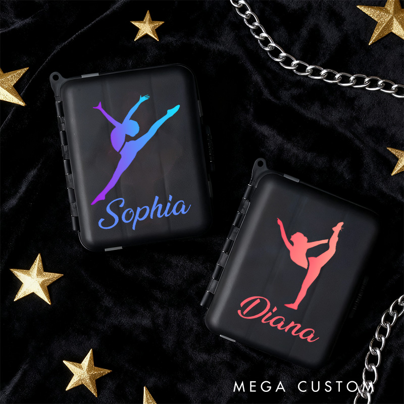 Personalized Gymnastics Competition Hair Kit Mini Hair Kit Dance Team Gift Dancer Gift Travel Hair Case for Dancer Dance Lover Kids