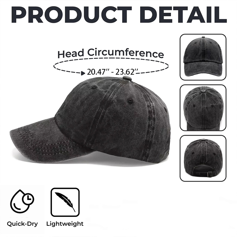 Personalized Vintage Washed Denim Baseball Cap US Grandpa You Are Our Joy Birthday Gifts for Grandpa Dad 