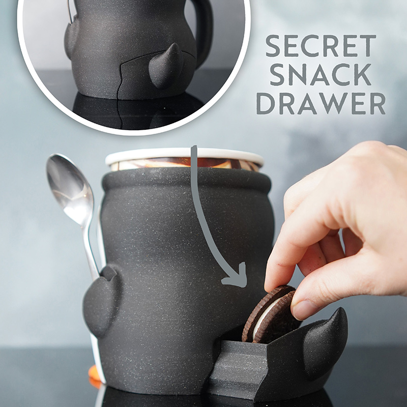 Personalized Adorable PenguinIce Cream Cozy Pint Holder 3D Printed with Spoon Slots & Snack for Mom Kids Ice Cream Lover