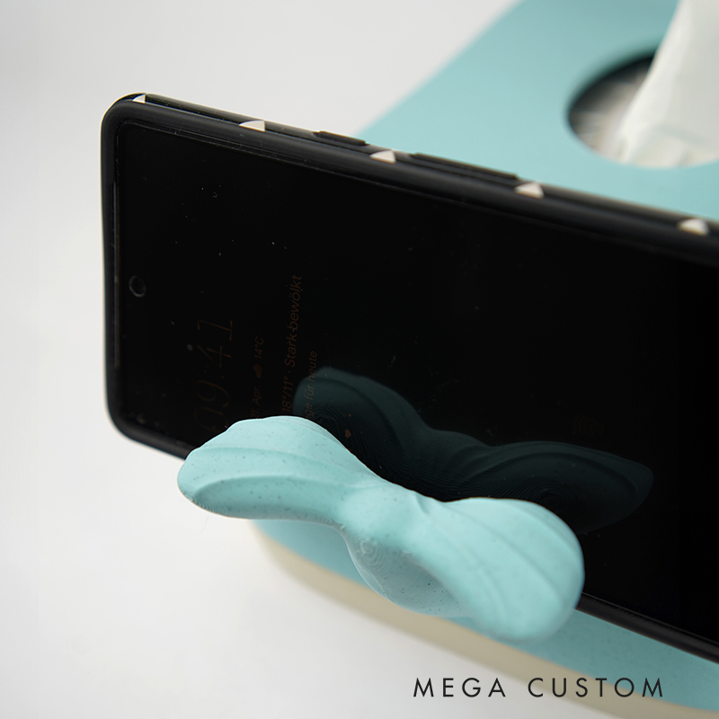 Personalized Adorable Bubbles the Whale Tissue Box Cover 3D Printed Toilet Paper Holder for Mom Family Gift