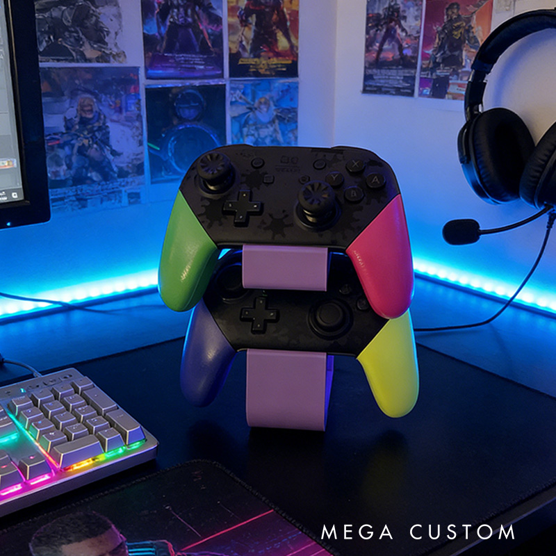 Personalized Game console controller stand Universal Controller Stand 3D Printed Gift for Game Lovers