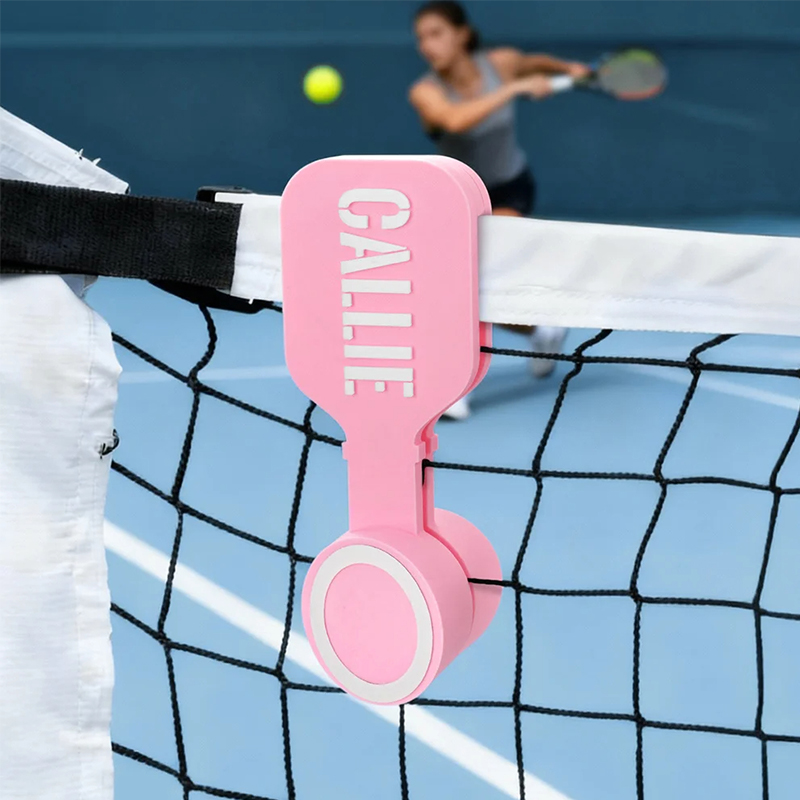 Personalized Multicolor 3D-Printed Magnetic Pickball Tennis Mobile Phone Hook with Text Sport Accessories Gift for Pickleball Tennis Players