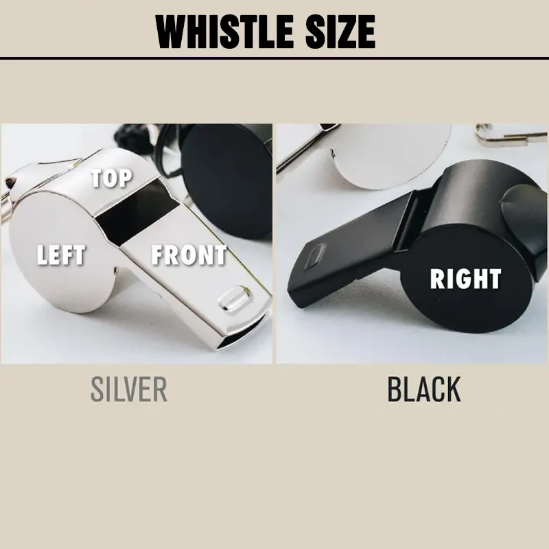 Personalized Coach Whistle with Custom Engraving, Perfect Gift for Coaches, Referees, and Sports Enthusiasts