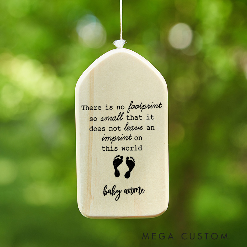 Personalized Loss of Baby Windchime Infant Child Loss Sympathy Gift Memorial Wind Chimes Remembrance Gifts Baby Bereavement Gift