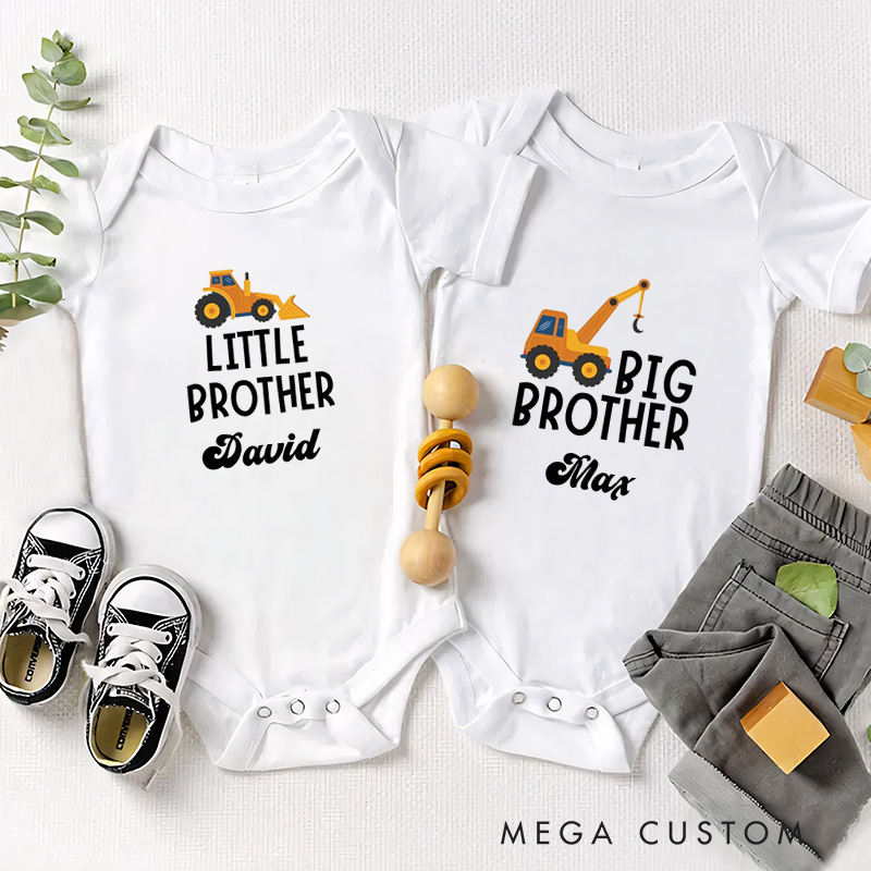 Personalized Big Brother Celebrating the Joy of Being an Older Sibling Baby Onesie