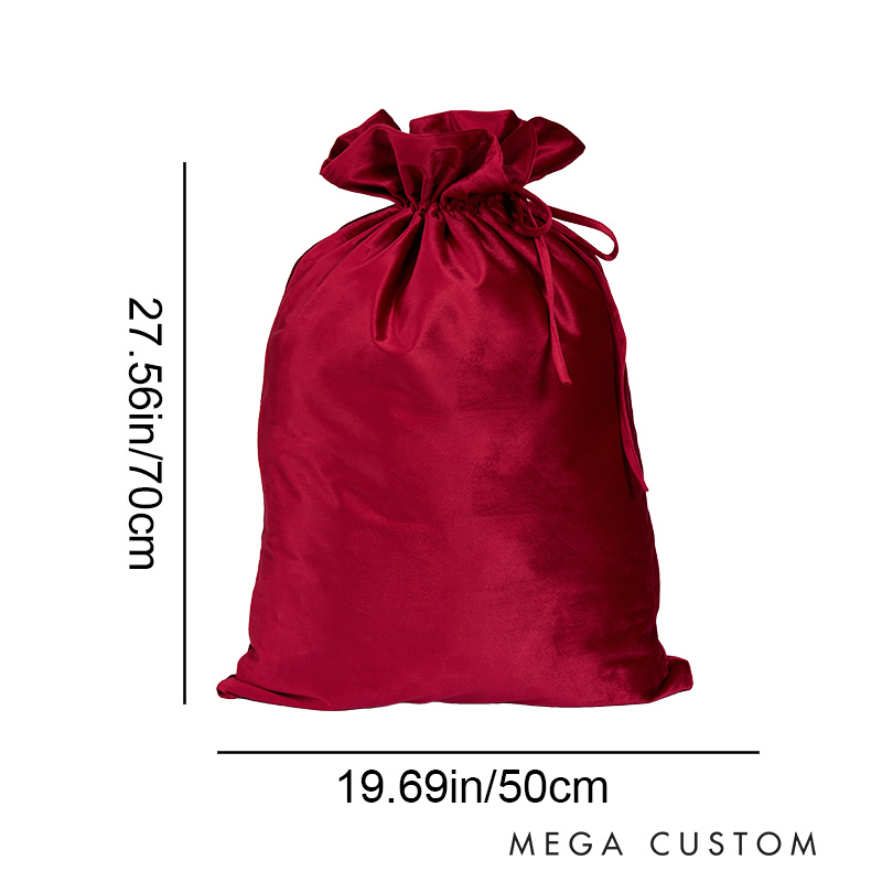 Personalized Illumination Funny Velvet Santa Sack Christmas Gift Bag Movie Lover Xmas Gift Bags Christmas Party Supplies Favors
