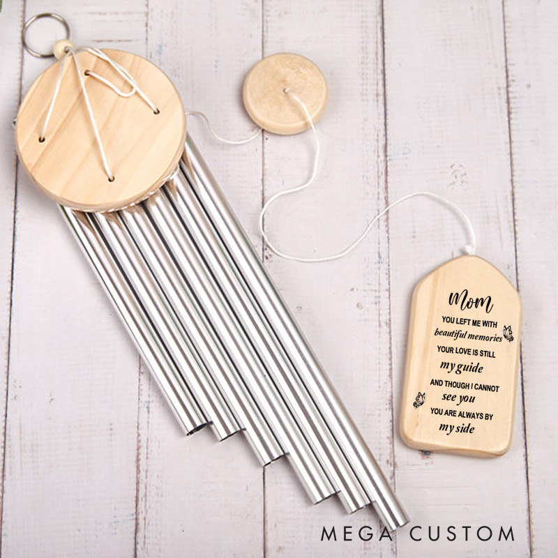Personalized Memorial Wind Chimes Sympathy Gifts for Loss of Mom Condolence Bereavement Gifts in Memory of Loved One Wind Chimes 33.46 Inch/25.6 Inch