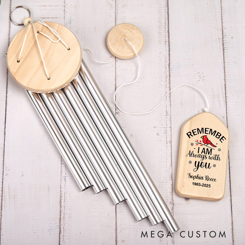 Personalized Wind Chimes Memorial Gift for Sympathy Friend Mom Dad Husband Wife Memorial Gift Wind Chimes Remembrance Bereavement Gift 