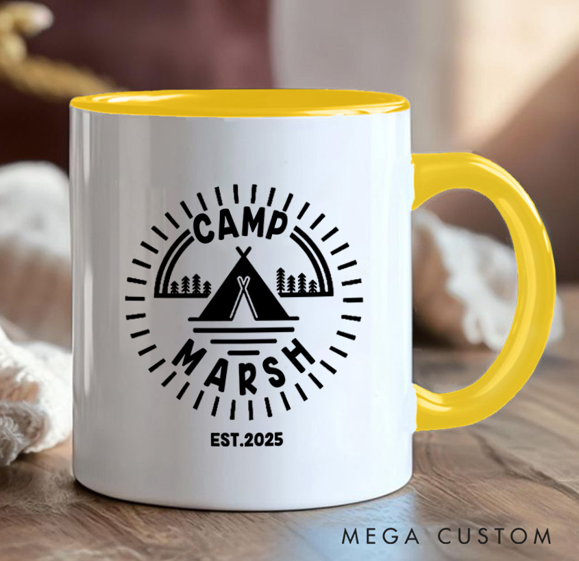 Personalized Adventure Mountain Mug Camping Hiking Mug Gift for Nature Travel Outdoors Lovers