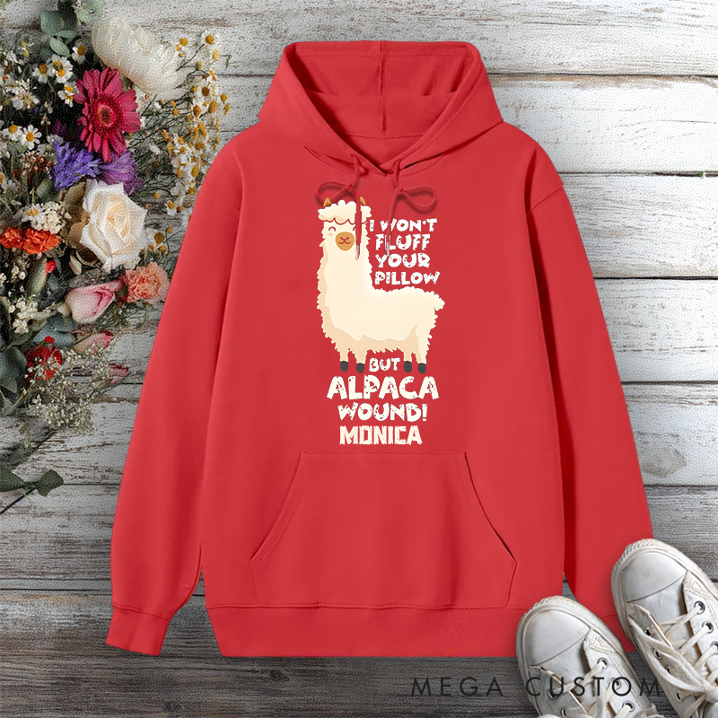 Personalized Hoodies for Nurse Alpaca Nurse Humor Design Hoodies International Nurse Day Gift