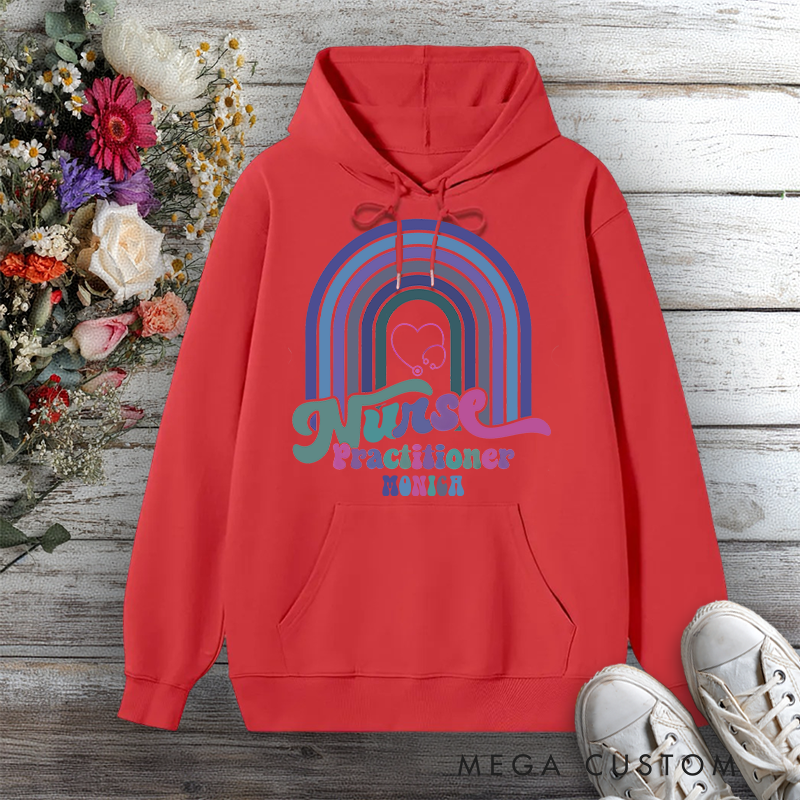 Personalized Hoodies for Nurse Practitioner Care in Every Hue Design Hoodies International Nurse Day Gift