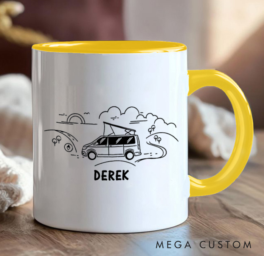 Personalized Exploring Outdoors Mug Camping Hiking Mug Gift for Travel Outdoors Nature Lovers