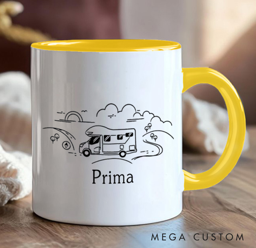 Personalized Camping Hiking Mug Adventure Mountain Mug Gift for Outdoors Travel Lovers