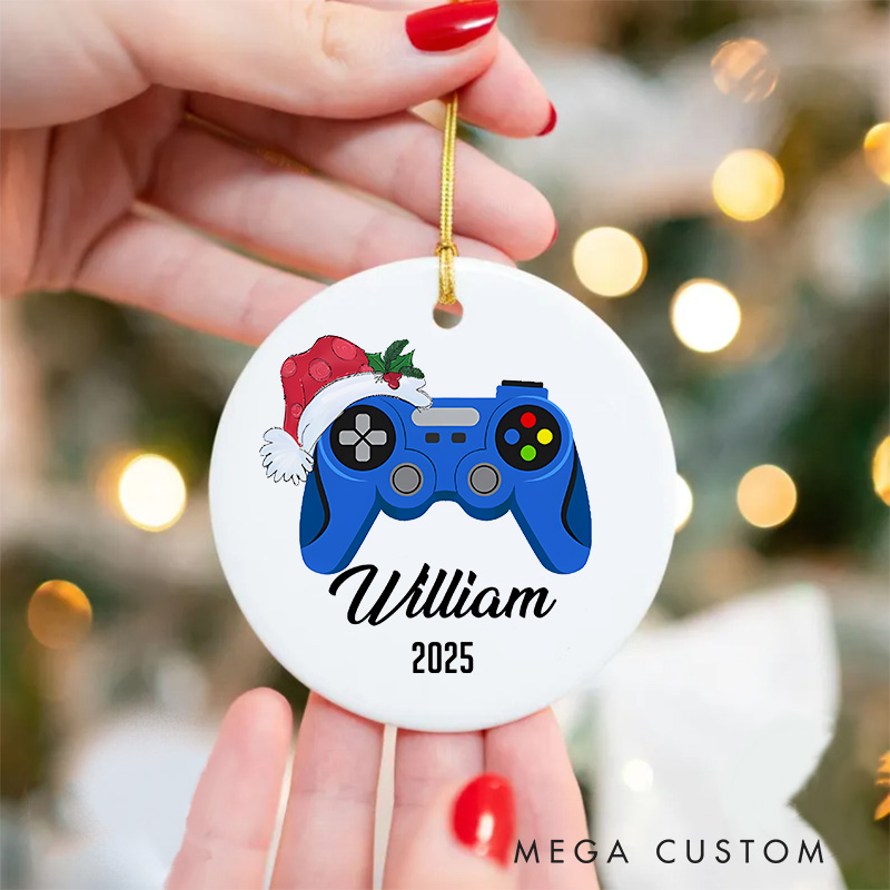 Personalized Controller Christmas Ornaments Video Game Ornaments Geek Gaming Christmas Ornament Christmas Xmas Gifts