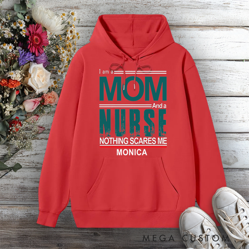 Personalized Hoodies for Nurse Mom and Nurse Fearless Design Hoodies International Nurse Day Gift