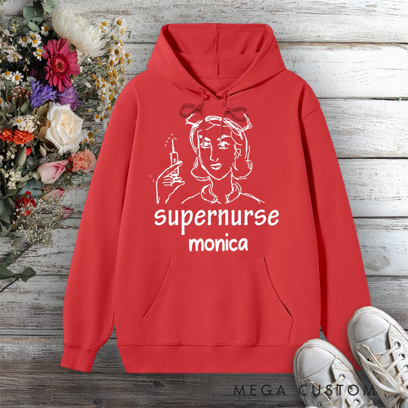Personalized Hoodies for Nurse Super Nurse Design Hoodies International Nurse Day Gift