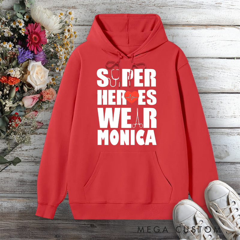 Personalized Hoodies for Nurse ER Nurse Life Design Hoodies International Nurse Day Gift
