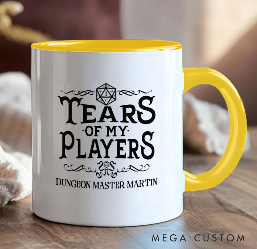 Personalized Tears of My Players Funny Gamer Mug Game Enthusiasts Mug Gift for Geek Nerd Lovers
