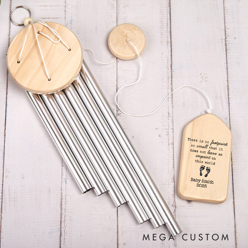 Personalized Baby Loss Wind Chime Memorial Baby Chime Baby in Heaven Keepsake Miscarriage Memorial for Angel Baby Gifts