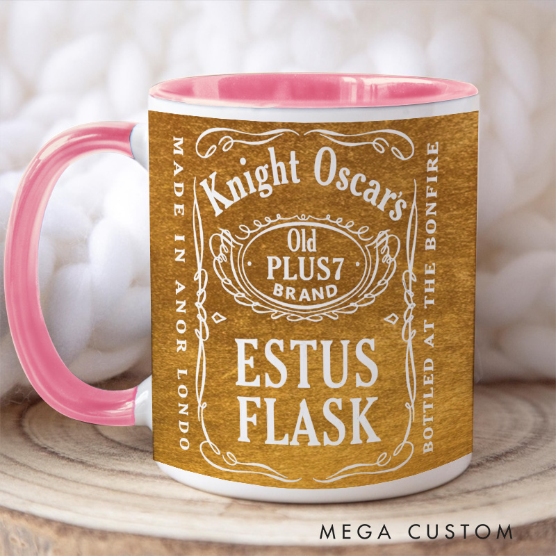 Personalized Estus Flask Coffee Mug Gothic Game Mug Video Game Mug Undead Mug Halloween Gift