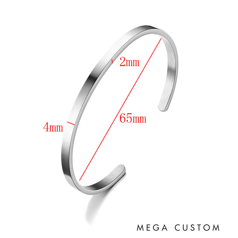 Personalized Bible Verse Cuff Bracelet Custom Psalms Christian Bracelet for Mom Religious Jewelry Christian Gift for Her Birthday Gift for Daughter