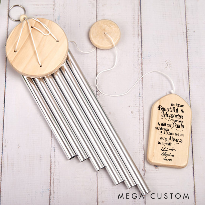 Personalized Memorial Wind Chime for Loss of Loved One I Have an Angel in Heaven I Call Her Mom Sympathy Gift Christmas Wind Chime In Memory of Gift