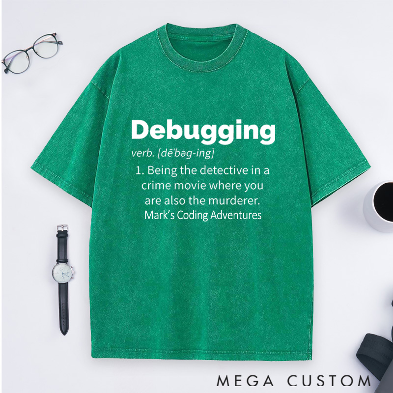 Personalized The Ultimate Coding Paradox Washed T-Shirts Programmer Computer Technology Lovers Shirts Gift Geek Nerd 