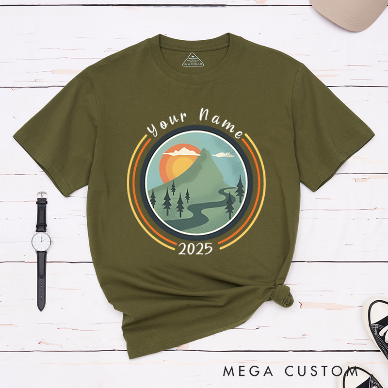 Personalized Outdoors Campers Hiking T-Shirt Family Trip Shirt Mountain Climber Nature Adventurers Lovers Gift