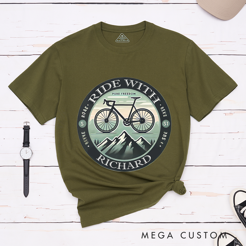 Personalized Cycle Soul Pure Freedom T-Shirt for Outdoor Adventures Riding Cycling Biking Enthusiasts
