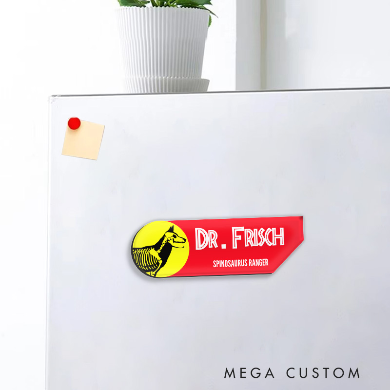 Personalized Dog Cat Lab Tech Movie Fridge Magnets Park Magnets for Movie Lovers 90s Movie Fridge Decal