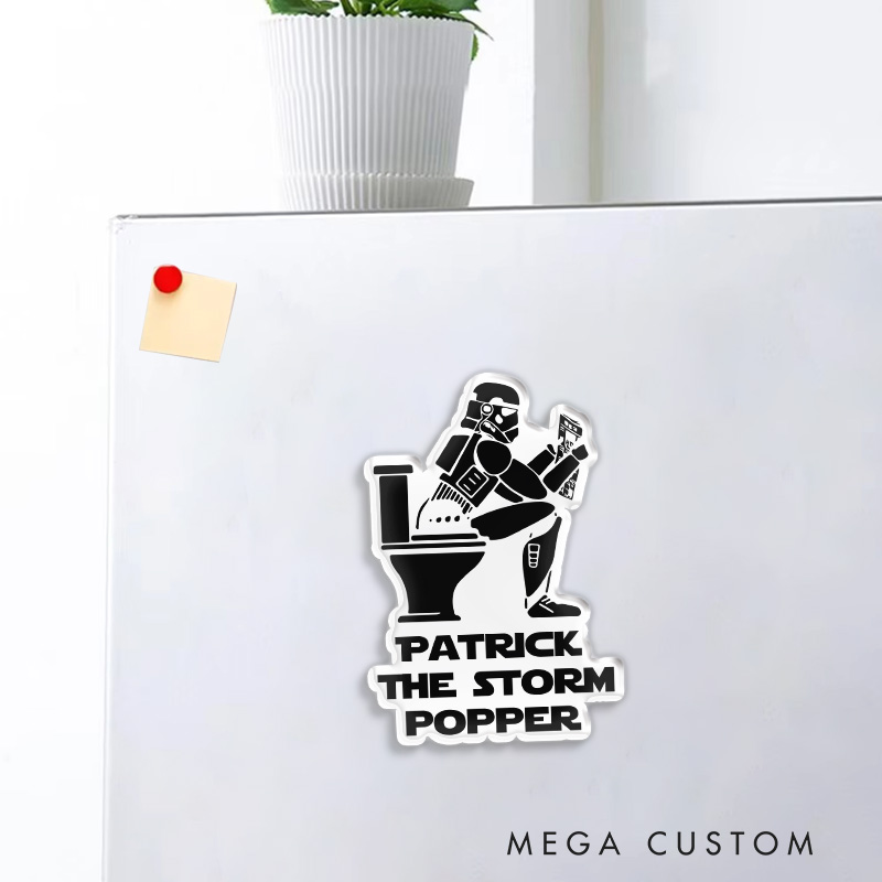 Personalized The Storm Popper Fridge Magnets Funny Geek Magnets for Movie Lovers Fridge Decal