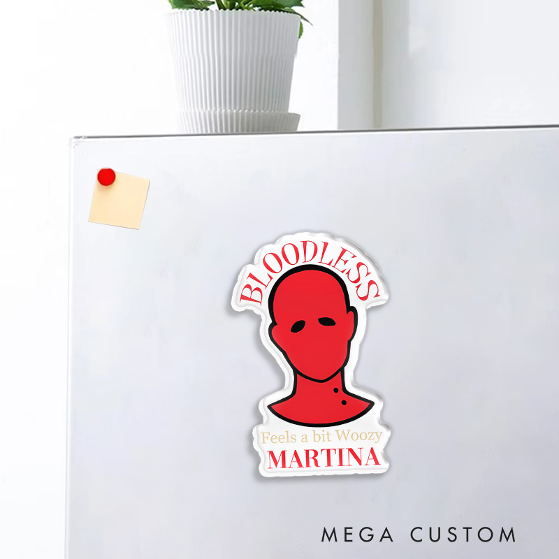 Personalized Bloodless Game Fridge Magnets Vampire Video Game Magnets Fantasy Game Fridge Decal