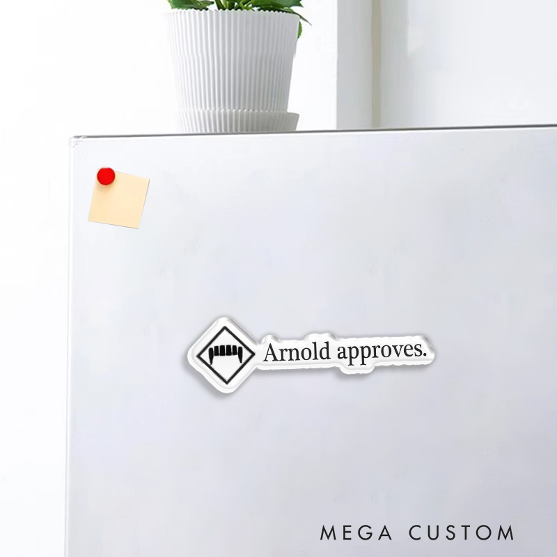 Personalized Approve and Disapprove Game Fridge Magnets CRPG Video Game Magnets Fantasy Game Fridge Decal